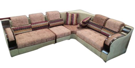 Seater Teak Wood L Shape Sofa Set At Rs Set L Shape Sofa In