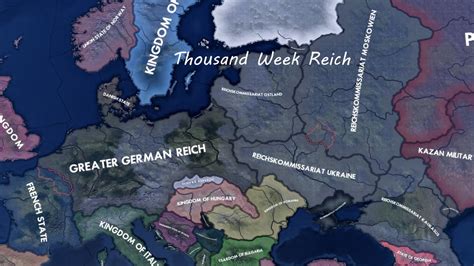 Hoi4 Thousand Week Reich 1952 1961 Timelapse Ww3 1 Youtube