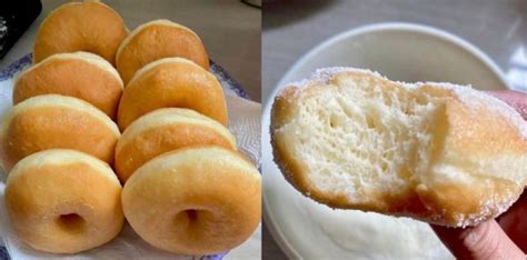 Cara Buat Donut Gebu Ada White Ring Baru Lembut Elok Sampai Malam