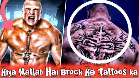 Brock Lesnar Ke Tattoo Ka Matlab Brock Lesnar Tattoos Meaning In