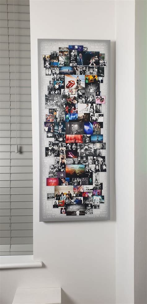 Word Art Collage - Custom art of favourite bands | Photo collage canvas, Photo collage design ...