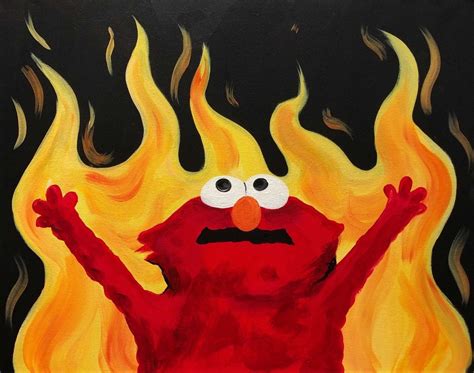 View 17 Elmo Fire Meme Drawing Clopsnewall