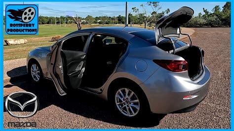 Mazda 3 How To Fold The Rear Seats Down Available Trunk Space 2013