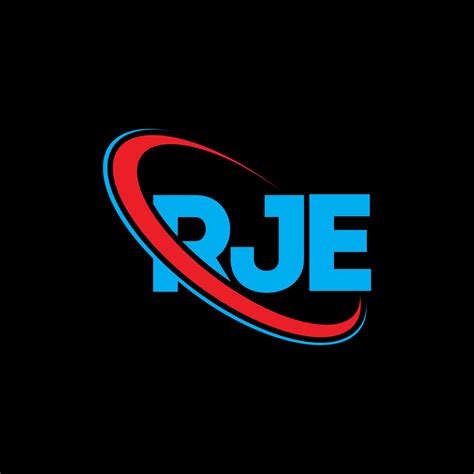 Logotipo De Rje Letra Rje Diseño Del Logotipo De La Letra Rje