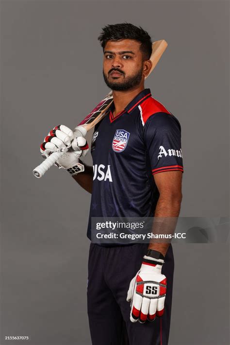 Monank Patel Of Usa Poses For A Portrait Prior To The Icc Men S T20 News Photo Getty Images