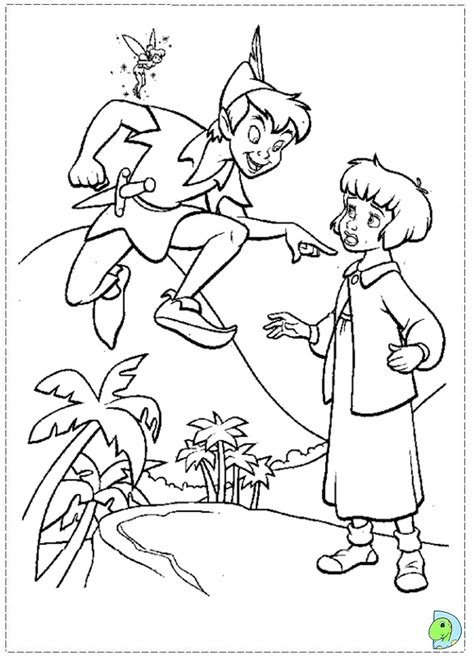 Peter Pan Lost Boys Coloring Pages