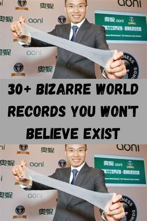 Bizarre World Records You Won T Believe Exist World Records