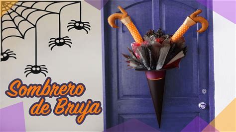 Sombrero De Bruja Para Decorar La Puerta Este Halloween Chuladas