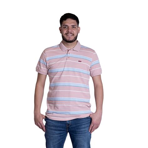 Camisa Polo Masculina Levis Housemark Rosa Lb0030093 Submarino