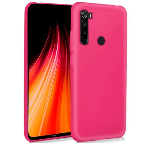 Cool Funda Silicona Rosa Para Xiaomi Redmi Note 8 Note 8 2021