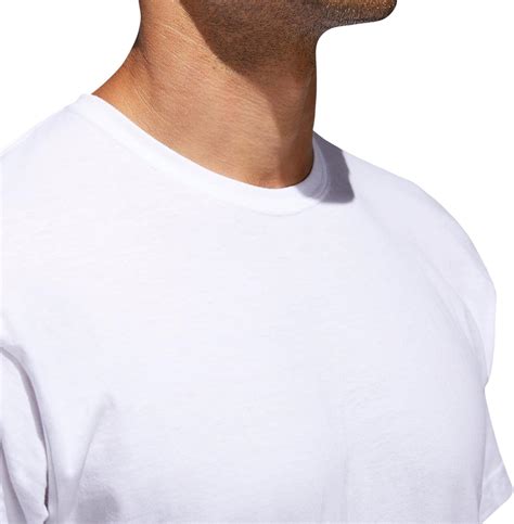 Adidas Men S Athletic Comfort Crew Neck Undershirt 3 Pack White White Small At Amazon Men’s