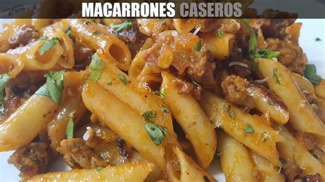 Como Hacer Macarrones Caseros Receta Facil Y Rapida Paso A Paso Youtube