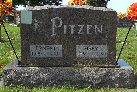 Ernest Pitzen 1915 1991 Memorial Find A Grave