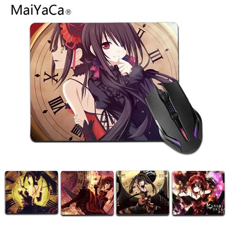 Anime Date A Live Tokisaki Kurumi Mouse Pad Gaming Play Mat Mice Pad Cute T