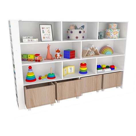 Organizador De Brinquedos Infantil - Organizador Infantil De Brinquedos Com Baús e Porta Carrinhos Nazário ...