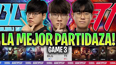 T De Faker Hace La Mejor Partida Del Torneo Muy Pico T Vs Blg