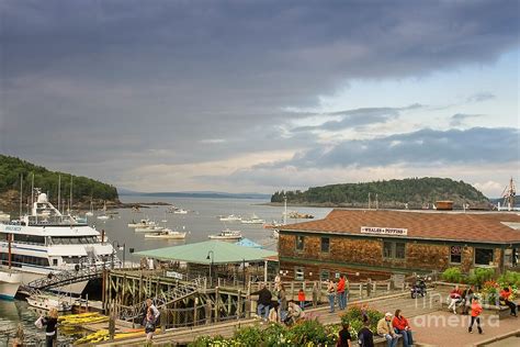 Bar Harbor waterfront Photograph by Patricia Hofmeester