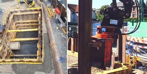 Sheet Piling Hb Tunnelling Uk Pipejacking Shaft Sinking