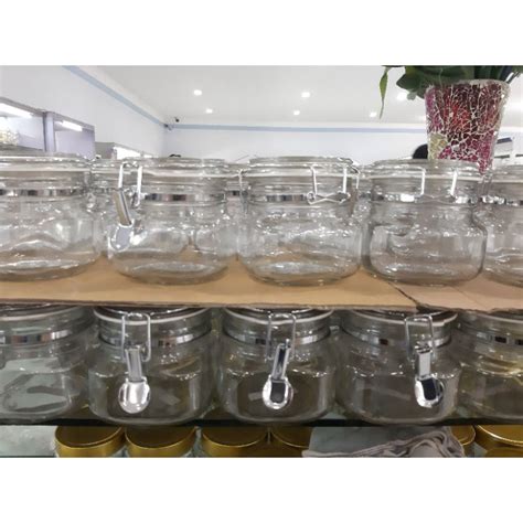 Jual Toples Kaca Hermetico Kedap Udara Jar 500ml Shopee Indonesia