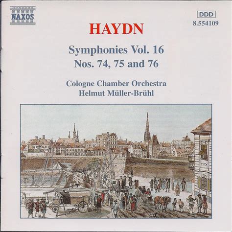 Haydn Cologne Chamber Orchestra Helmut Müller Brühl Symphonies Vol