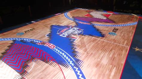 Nba All Star Game 2024 Video Led Court Will Be Used At Lucas Oil