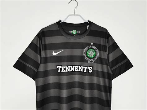 The Retro Kits | Glasgow Celtic 2012/2013 Away black 125th Anniv Kit