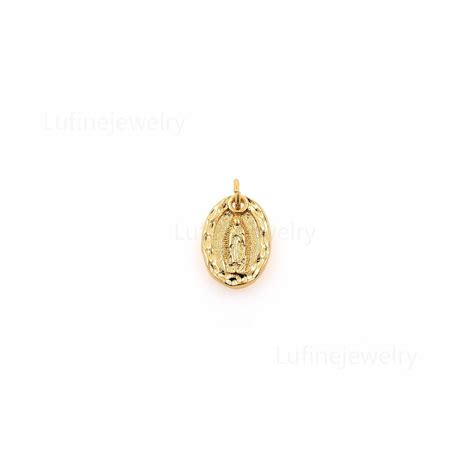 K Gold Filled Virgin Mary Pendantgold Virgin Mary Religious Etsy Canada