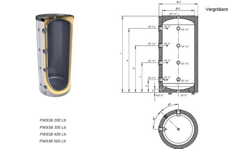 Liter Pufferspeicher Ohne W Rmetauscher