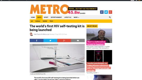 Biosure Hiv Self Test In The News Biosure Hiv Self Test Biosure Hivst