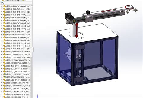 伺服四轴冲压机械手摆臂机器人油压机冲床取料机械手3d图纸 Solidworks 2016 模型图纸下载 懒石网