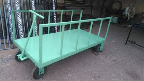 4 Mild Steel Foldable Cage Trolley Loading Capacity 200kg At Best