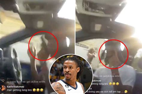 Ja Morant Appears To Flash Gun In Instagram Live Video Again