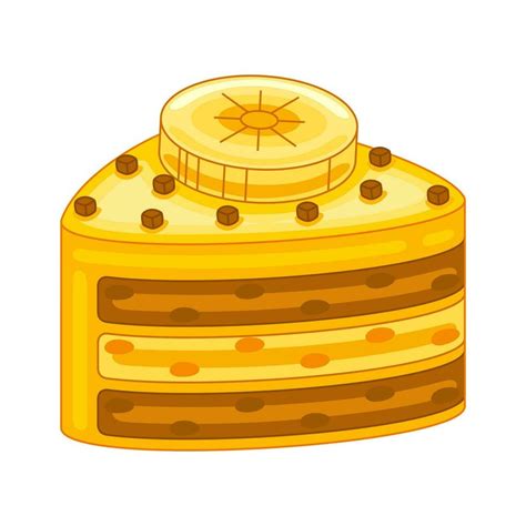 Banana Cakes In Vector Illustration 23358345 Vector Art At Vecteezy