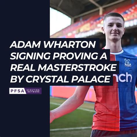 Adam Wharton signing proving a real masterstroke by Crystal Palace ...