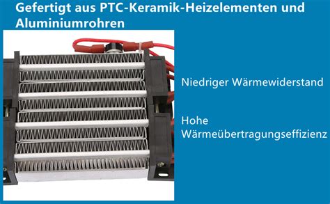 Isolierte PTC Keramik Luftheizung PTC Heizelement 110V 220V 1000W