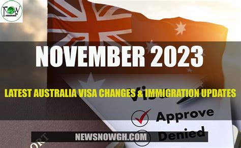 Australia Visa Changes Immigration Updates November