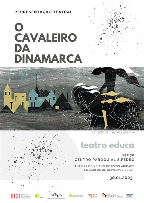 Representa O Teatral O Cavaleiro Da Dinamarca Ler Um Risco