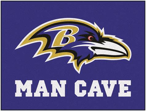 E110368 Fan Mats Baltimore Ravens Man Cave All Star Mat