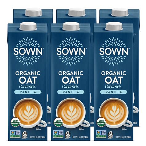 Sown Organic Oat Creamer Vanilla Barista Oat Milk Non