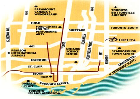 Delta Hotel Directions with Map | Scarborough Fare