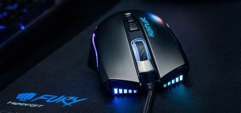 GAMING MOUSE FURY HUSTLER 6400DPI RGB BACKLIT OPTICAL WITH SOFTWARE ...
