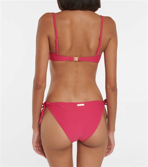 Melides Side Tie Bikini Bottoms In Pink Heidi Klein Mytheresa