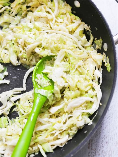 10 Minutes To Sauteed Caramelized Cabbage Recipe Pip And Ebby