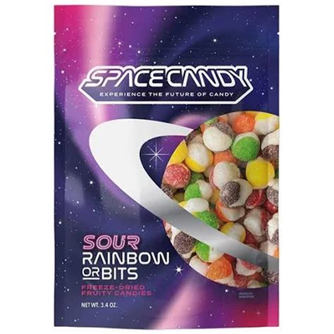 Space Candy Freeze Dried Sour Rainbow Orbits Sugar Life Candy