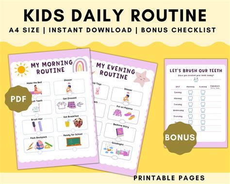 Morning Dump Journal Setup For Kids