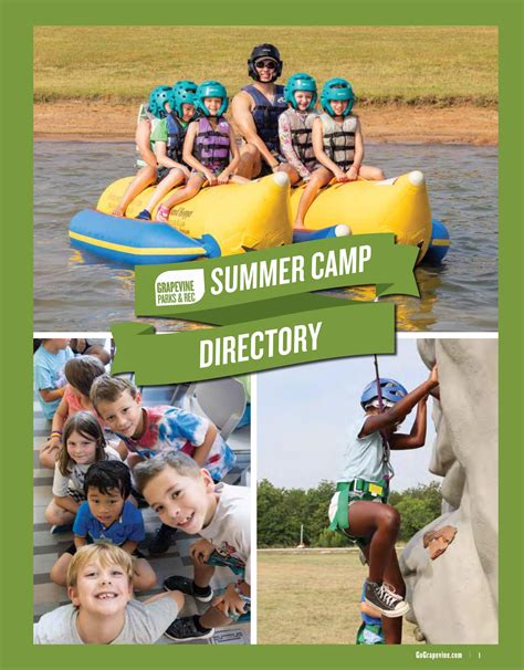 Grapevine Parks & Recreation Summer Camp Directory 2024 by Go Grapevine ...