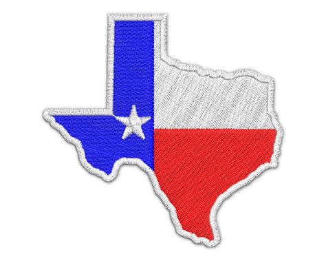 Texas State Flag Embroidery Design - Etsy