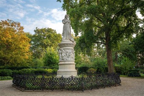 Queen Louise Of Prussia Statue At Tiergarten Park Berlin Germany