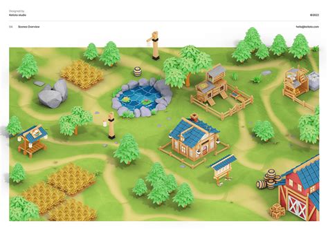 Farm Land 3d Illustration Game On Behance