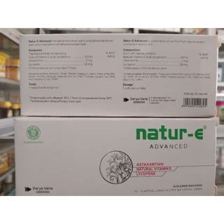 Jual Natur E Advanced Kapsul Strip Kapsul Natural Vit E